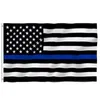Drapeaux Bannière Nationale Américaine Mince Bande Imprimée Étoiles Blanches Et Bleues Avec Œillets En Laiton Bannière Drapeaux