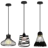 Vintage Loft Industrial Iron Pendant Lights E27 LED Hanging Lamp for Home Living Room Bedroom Kitchen Decor Luminaire Suspendu