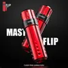 Dragonhawk mastro flip máquina de tatuagem motor rotativo arma curso ajustável wq829