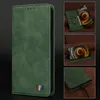 iPhone 13のウォレット電話ケース12 11 Pro Max XR XS X 7 8 Plus -Calfskin Texture PU Leather Magnetic Flip Kickstand Caber Case with Multi Card Slots