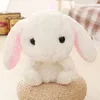 Tiere Dropshipping Plüsch Kaninchen Lange Ohrhälfte Beutel Plushie Doll Plüschspielzeug Kinder -Rucksack für Mädchen Kinder