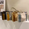 Shopping Bags Nieuwe Grote Capaciteit Tassen Voor Vrouwen Casual Schoudertas Panelled Pu Lederen Handtas Dames Top Handvat 220315