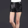Estilo coreano 2021 moda feminina shorts de couro genuíno de alta qualidade feminina feminina e feminina sizem-3xl