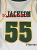 100% costurado # 55 Pierre Jackson Baylor Retro Basquetebol Jersey Mens Juventude Número de Personalizado Nome Nome Jerseys XS-6XL