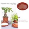 Organizzazione di stoccaggio della cucina 10 pz Giardino Vassoio da fiori Vassoio Creativo Pot Bonsai Bases Plant Red