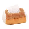 Tissue Boxes & Napkins 1Pc Simulation Toast Bread Box Plush Toys Home Car Fabric Tray