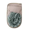 新ダブルサイドバスブラシ入浴ボディクリーニンググローブアダルトバスグローブ花携帯用吊り下げ浴室洗濯物品RRE10708