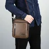 Nowy Mężczyźni Crossbody Torba Wielofunkcyjna Torebki Ramię Duża Pojemność Split Skóra dla Man Messenger S