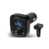 X8 FM Wireless Transmitter Aux Modulator Chargers Bluetooth Handsfree Car Kit o Player Charge Dual USB Charger For iPhone 13 12 11 Pro Max X 8 7 Plus and Samsung4480388