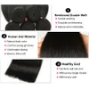 Wits 9a Brasilões de cabelo lisos brasileiros com encerramento de renda Brazillian Hair liso com fechamento Brazilliano reto de cabelo virgem