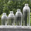 1PCS 350ml/530ml/700ml/1000mlカクテルシェーカーホームバーの調理器具プラスチックシェイクカップワインドリンクミキサーシェイクボトルMX9231012