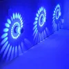Lampes murales RVB Spiral Hole LED Light Effect LACT AVEC CONTRￔLEUR COLORFURE WANDLAMP POUR LOBBY DE BAR KTV D￉CORAGE DE PART