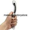 Massage Male Stainless Steel G Spot Wand Stick Pure Metal Penis PSpot Stimulator Bead Anal Plug Dildo Sex Toy For Women Men8751315