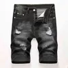 Summer Denim Shorts Męskie dżinsy Mężczyźni Jean Bermuda Skate Board Harem Mens Jogger Kostka Ripped Wave 38 40 42