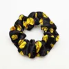 Silky Satin Hair Scrunchies Ball Game Printed Elastic Scrunchie Hair Scrunchy Bands Girls Ponytail Holder Hair Rings Bobble Bracelet Bangle Wristbands G82R19W