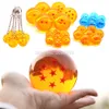 7.6cm Original Box Blå Orange Crystal Ball Action Figur Anime 1 2 3 4 5 6 7 Star Barn Barnleksaker Keychain X0503