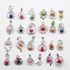 Pendant Necklaces ON SALE !!! 24 Styles 925 Sterling Sliver Pearl Mounts Jewelry With 6-8mm Random Mix Color Pearls 5/10pcs SS01