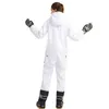 Jumpsuit 스노우 보드 방수 겉옷 고품질 산 눈 남성과 여성 스키 재킷 + 바지 야외 스키 정장 220106