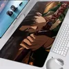 Attack On Titan Carpet Anime Stor bärbar dator Musmatta Dator Mousepad Logo Gaming Padmouse Gamer Laptop Keyboard Mouse Mats