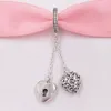 Silver ladies jewelry clearance making kit love heart DIY charm pandora hair tie bracelets anniversary gifts for women men chain loose beads layered necklace bangle