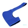 Gym Sportverzorging Enkele schouderbeschermer Ondersteuning Rugbrace Guard Strap Wrap Belt Band Pads Blauw verband Heren