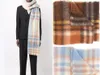 Herbst- und Winter Freizeitschals Kaschmir Wolle 100% und Seidenmischung Modefarben Pashmina Warme Brief Temperament Shaw Klassisches Muster