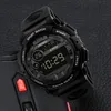 Wristwatches Top Outdoor Elektroniczny Wodoodporny Cyfrowy LED Kwarcowy Mężczyźni Zegarek Moda Casual Sport Data Zegarki Relógio