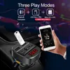 USB Araba Müzik Çalar Bluetooth FM Verici Kiti Hızlı Şarj T60 Kablosuz 5.0 Handsfree Destek TF Kart U Disk Oto Elektronik