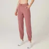 Yoga Outfit Womens Workout Sport Joggare Running Sweatpants With Pocket Kvinnor Fitnessbyxor Mjuk jogging