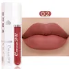 CMAADU 18 Colours Matte Lip Gloss Liquid Lipstick Waterproof Długotrwały seksowny seksowny nagi makijaż Piękno Czerwony Lipgloss7448166