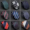 Mens slips lyx formal mode jacquard slipsar för män affärer bröllop klassisk gravata klänning bowtie tillbehör man slim sleintie