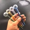 Nouvelle conception 150mm tuyau de brûleur à mazout en verre épais capiteux tube d'huile en verre droit tuyau de fumer des ongles accessoires de fumer moins cher