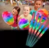 2021 Neues Gadget 28 * 1,75 cm bunter LED-Lichtstab Flash Glow Zuckerwatte-Stick Blinkkegel für Gesangskonzerte Nachtpartys DHL