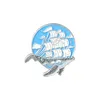 Barca a vela di balena animale pianeta pin cowboy per pin geometriche moon stella distinta accessori unisex cartone animato borse da colletto brocons OR6168821