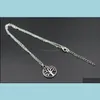 Anhänger Jewelryvintage Baum des Lebens Anhänger Halsketten Antik Silber vergoldet Charm Halskette Peace Trees Pullover Kette Schmuck Weihnachtsgeschenk