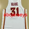 31 Maillot de basket Georges Niang Iowa State rouge blanc jaune cousu personnalisé n'importe quel numéro maillots Ncaa XS-6XL