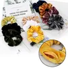 Fermuar ile Cep Scrunchies Stash Scrunchy Saç Bağları Saten İpek Spor Dansı Scrunchie Hairband