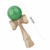 Tillbehör Kendama för alla typer av roliga röda/bambu fast bambu trä - ett verktyg för att skapa bättre hand och ögonkoordination