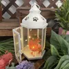 Pendant Lamps Solar Powered LED Lantern Outdoor Waterproof Garden Light Decoration Lawn Lamp Landscape Retro Night