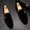 concepteur d'été Hommes Groom Robe chaussures coiffeur broderie De Luxe Plat Marche Partie Chaussures