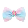 Baby Mermaid Hair Clips Barrettes Kids Floral Bowknot Hairpins Clippers Girls headwear Accessories for Children Toddler KFJ1532086121