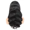 13x6 Body Wave Spets Front Wigs 30inch Brasilianska mänskliga hår peruker PRED PLUCKED 250% DENSITY LACE FRONTAL PERK