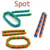 Wacky Tracks Snake Snap and Click Sensory Toys 24 Knots Puzzles Anxiety Stress Relief ADHD Educational Kids Adults Party Keeps Fingers Busy H226054602285