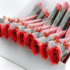 Sztuczna róża kwiat Walentynki Prezent Róże Mydło Kwiaty Ślubne Prezenty Nauczyciele Matki Day Prezent