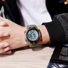 Skmei Sport Fitnwatches Мужская цифровая 100 м водонепроницаемые наручные часы мужчины 2 раз 10 лет батареи будильник reloj hombre 1560 x0524