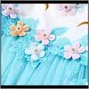 Clothing Baby Kids Maternity Drop Delivery 2021 Baby Girls Dresses 4 Design Tutu Sleeveless Back Button Floral Appliqued Beaded Lace Dress Pa