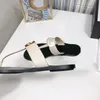 2021 Designer Women G Slippers Leather Gear Bottoms Flip Flops Luxury Sandals Fashion Casual Beach Shoes 35-41 Size with Box