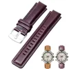 Äkta Kalv Hide Leather Watch Strap Band för Timex T2N720 T2N721 TW2T76300 Bulge Width 16mm Mäns Armbandsur Armband H0915