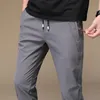 Erkek Pantolon 2021 Yaz Erkekler Sweatpants Sıcak Ince Gevşek Elastik Bel Rahat Pantolon Büyük Artı Boyutu 38