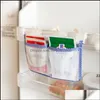 Clothing Wardrobe Storage Housekee Organization Home & Gardenstorage Bags Mesh Bag Creative Kitchen Refrigerator Holders Hanging Organizer F